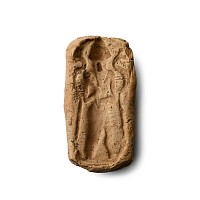 Old Babylonian Terracotta Mould for a Zababa Idol