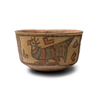 Indus Valley Mehrgarh Terracotta Vessel with Animals