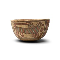 Indus Valley Mehrgarh Terracotta Vessel with Animals