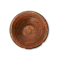 Large Indus Valley Terracotta Footed Goblet