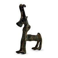 Western Asiatic Bronze Ibex Statuette