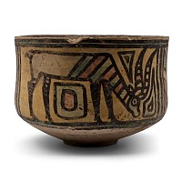 Indus Valley Mehrgarh Terracotta Vessel with Animals