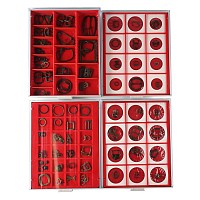 Medieval and Later Bronze Buckle Collection Held in Four Lindner Trays