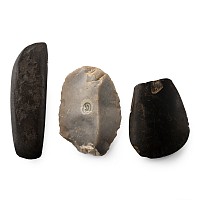 Stone Age 'Antrim' Porcellanite Chisel, Scraper and Burnisher