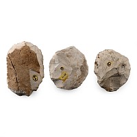 Stone Age Flint Scraper Group
