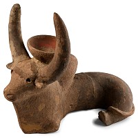 Indus Valley Style Terracotta Bull Statue