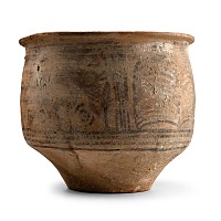 Large Indus Valley Mehrgarh Terracotta Storage Vessel