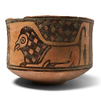 Indus Valley Mehrgarh Terracotta Vessel with Lions