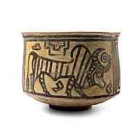 Indus Valley Mehrgarh Terracotta Vessel with Animals