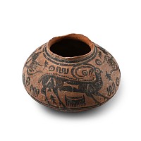 Indus Valley Mehrgarh Terracotta Storage Jar with Ibex