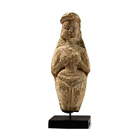 Western Asiatic Terracotta Goddess Astarte Figure