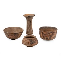Indus Valley Mehrgarh Terracotta Vessel Group