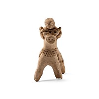 Syro-Hittite Terracotta Man Riding Bull