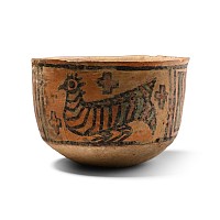 Indus Valley Mehrgarh Terracotta Vessel with Birds