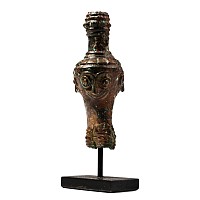 Elamite Bronze Macehead with Faces