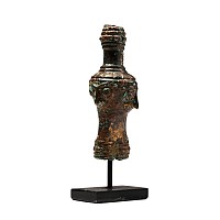 Elamite Bronze Macehead with Faces