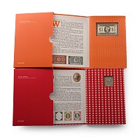 Boxed Queen Victoria AR Six [6] Proof Stamp Ingot Collection.