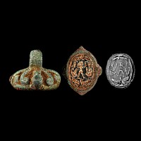 Phoenician Scarab in Bronze Pendant