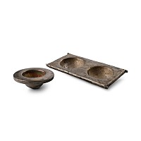 Romano-Gandharan Silver Cup and Tray