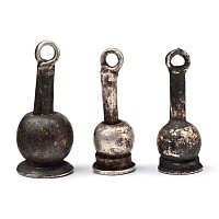 Egyptian Silver Poppy Amulet Group