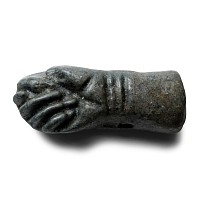 Egyptian Faience Fist Amulet