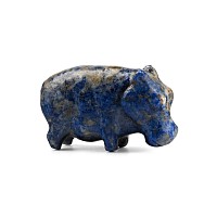 Grand Tour Egyptian Lapis Lazuli Hippopotamus