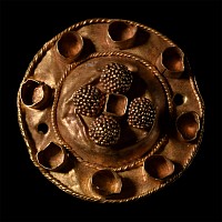 Scythian Gold Floral Mount