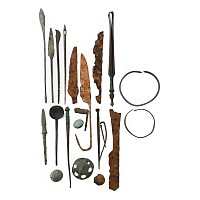 Roman and Other Bronze and Iron Artefact Group
