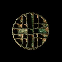 West Central Asian Bronze Compartmented Stamp Seal