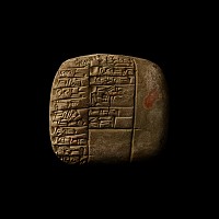 Sumerian Cuneiform Tablet Listing Goods Including 10 Shekels of Silver