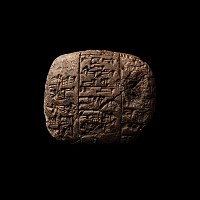 Sumerian Cuneiform Tablet Listing Goods Including 1 Shekel of Refined Silver from Mr Enshaga