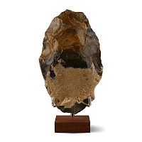 Large Stone Age Acheulean Flint Handaxe