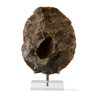 Large Stone Age Flint Ovate Handaxe