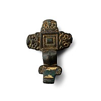 Anglo-Saxon Gilt Bronze Great Cruciform Brooch