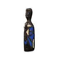 Medieval Gilt Bronze Limoges Saint Mount