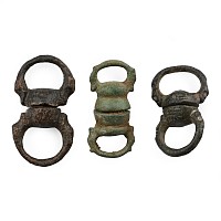 Norman Bronze Hunting Dog Leash Swivel Group