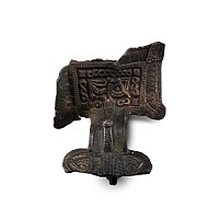 Anglo-Saxon Gilt Bronze Great Square-Headed Brooch