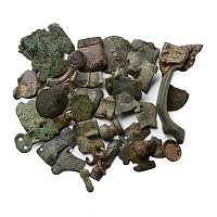 Anglo-Saxon Bronze Artefact Fragments