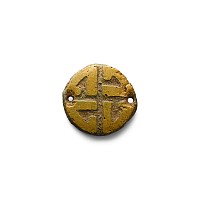 Anglo-Saxon Enamelled Bronze Bowl Mount