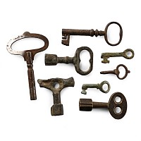 Post Medieval Bronze and Iron Key Collection