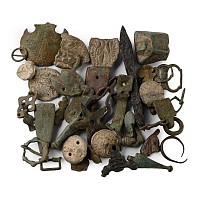 Medieval Bronze, Iron and Lead Artefact Group