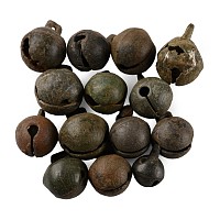 Post Medieval Bronze Crotal Bell Group