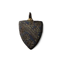 Medieval Knight's Enamelled 'De Bohun Family' Bronze Heraldic Horse Harness Pendant