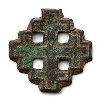 Medieval Bronze Knight's Holy Sepulchre Badge