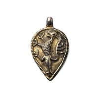 Stuart Period Silver-Gilt Heraldic Horse Harness Pendant
