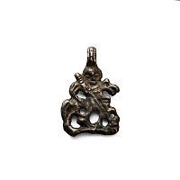 Post Medieval Silver Saint George Silver Pendant