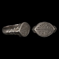 Post Medieval Inscribed Silver Ring