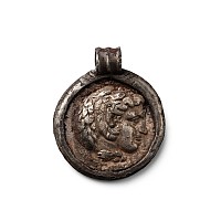 Greek Alexander the Great Tetradrachm in Silver Pendant