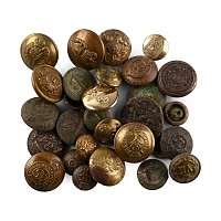 Military Bronze Button Collection