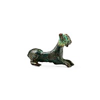 Roman Bronze Panther Statuette